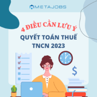 4 điều cần lưu ý khi quyết toán thuế TNCN 2023