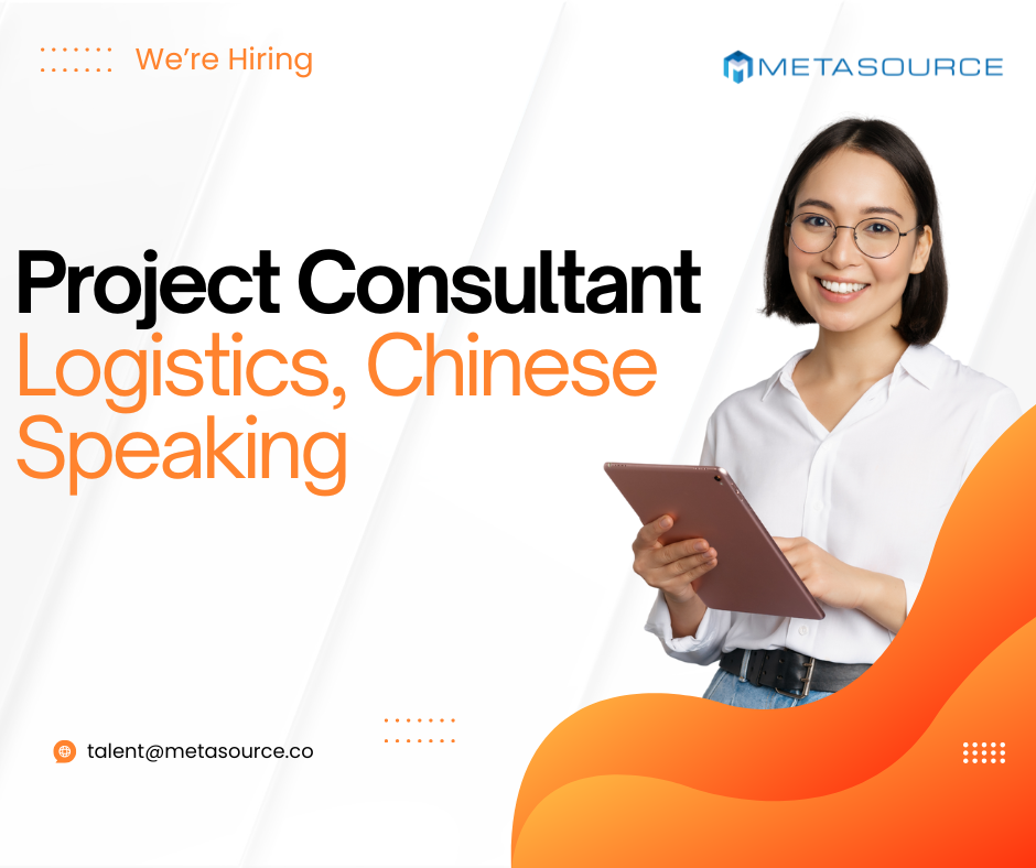 Project Consultant (Logistics, Chinese Speaking)