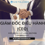 GIÁM ĐỐC ĐIỀU HÀNH (CEO) – KHỐI TƯ VẤN CHẤT LƯỢNG SẢN PHẨM