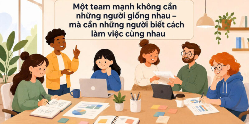 Một team mạnh không cần những người giống nhau – mà cần những người biết cách làm việc cùng nhau | Phần 1